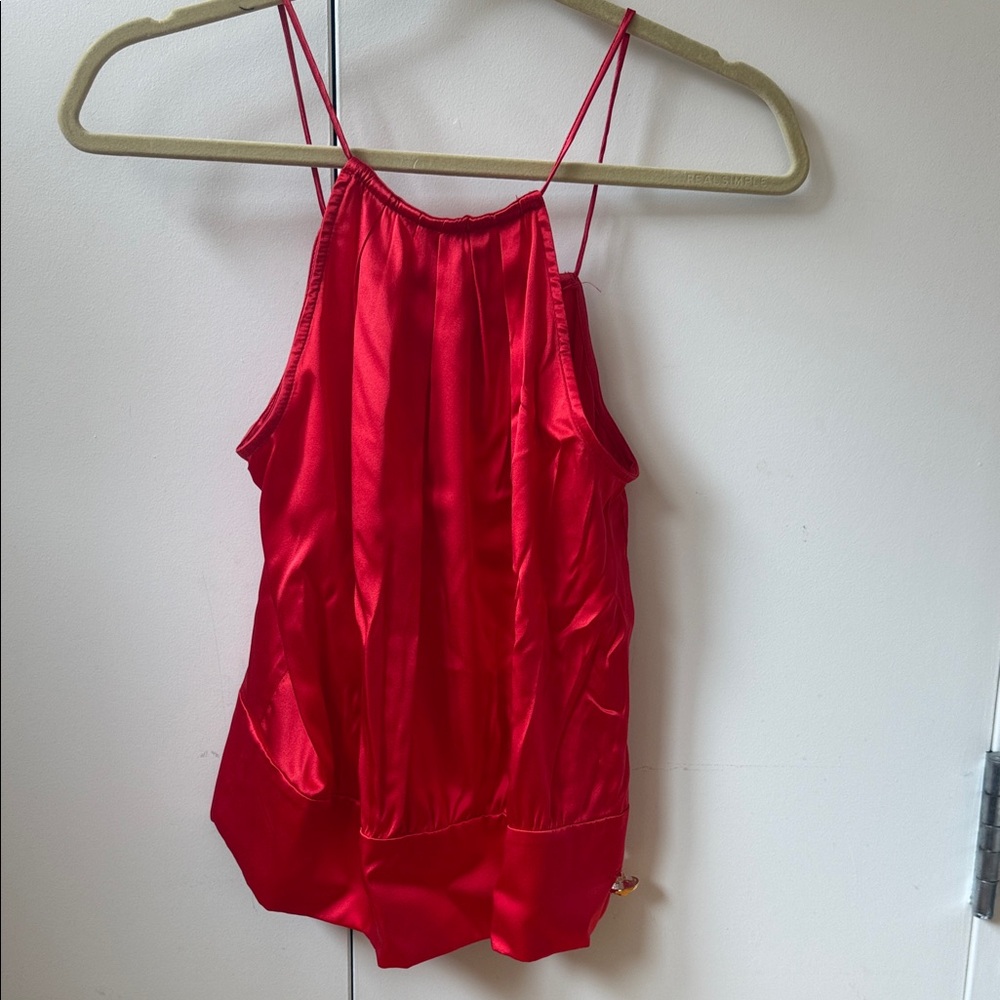 Elegant Red Women's Top